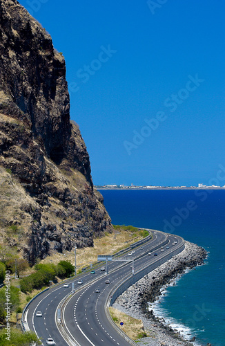 Route en corniche - Ile de la Réunion - 1023