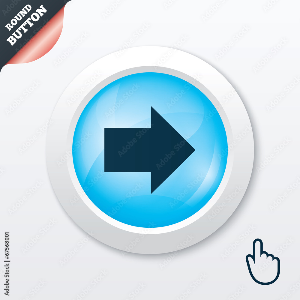 Arrow sign icon. Next button. Navigation symbol Arrow sign icon. Next button. Navigation symbol