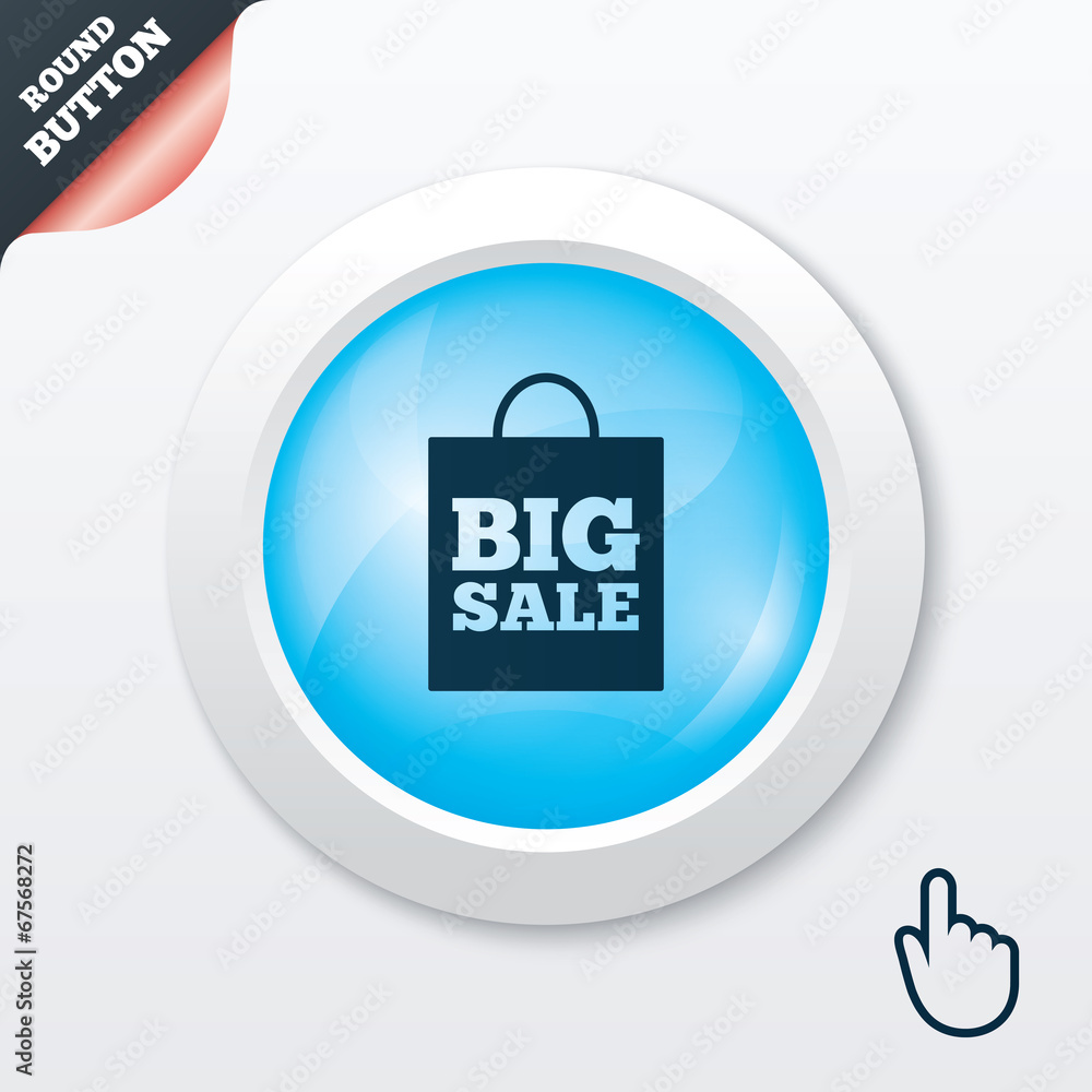 Big sale bag sign icon. Special offer symbol. Big sale bag sign icon. Special offer symbol.