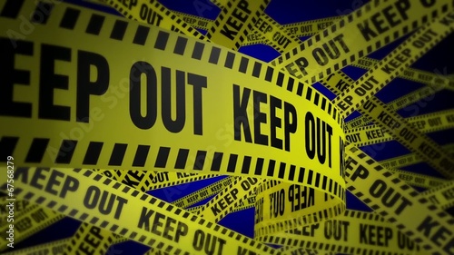 PoliceTape Keepout Blue