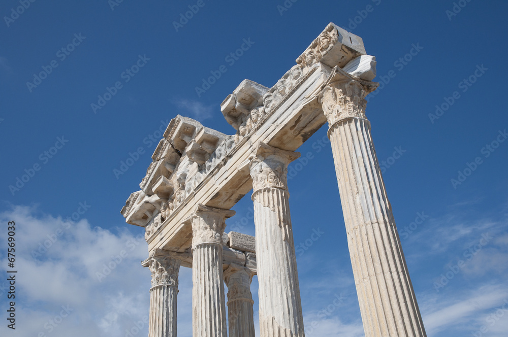 altrömische Ruinen, Säulen