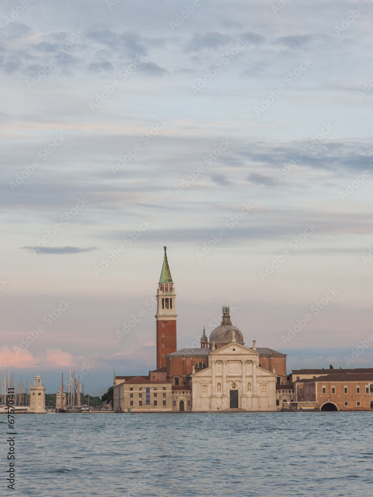 Venedig, historische Altstadt, Insel, Abendstimmung, Italien