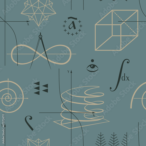 Functions seamless pattern