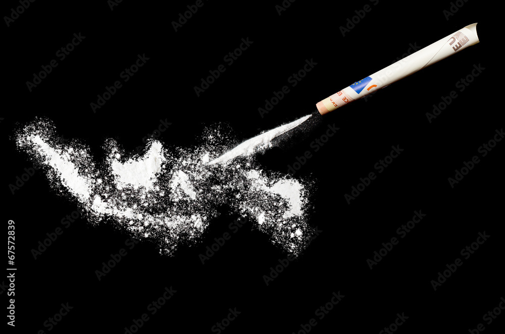 Powder drug like cocaine in the shape of Indonesia.(series) Powder drug like cocaine in the shape of Indonesia.(series)