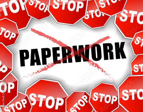 Stop paperwork