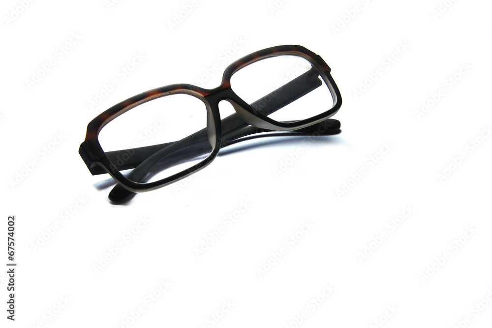 Black retro nerd frames on white background Black retro nerd frames on white background