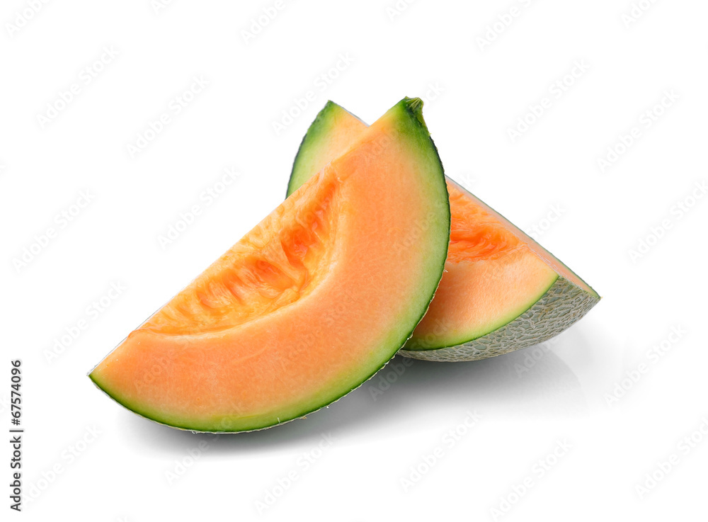 melon isolated on white background melon isolated on white background