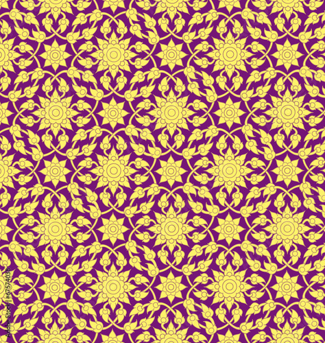 thai pattern background