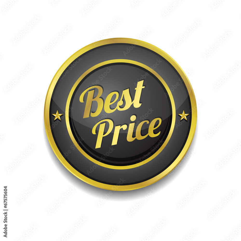 Best Price Glossy Shiny Circular Vector Button Best Price Glossy Shiny Circular Vector Button