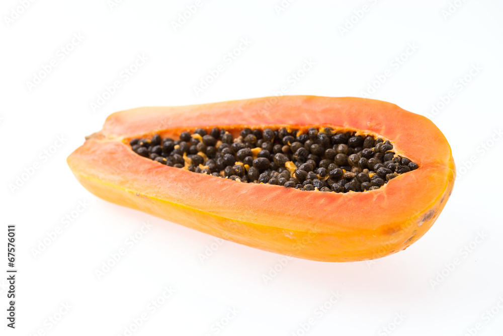 Papaya isolated on white Papaya isolated on white