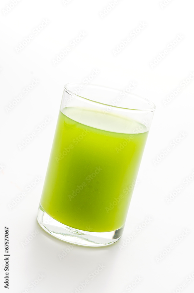 Kiwi juice glass