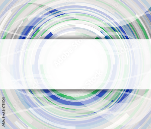 Abstract vector background with circular elements