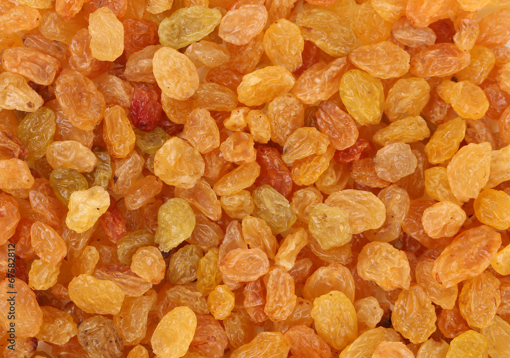 Golden raisins close up. Golden raisins close up.