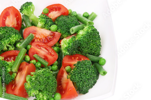 Close up of broccoli salad.