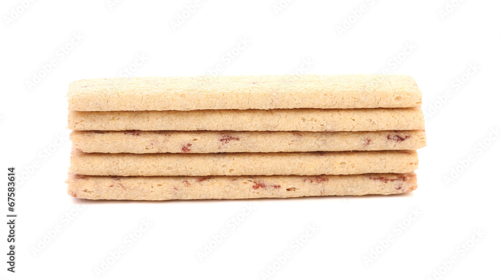 Biscuit sticks with filling. Biscuit sticks with filling.