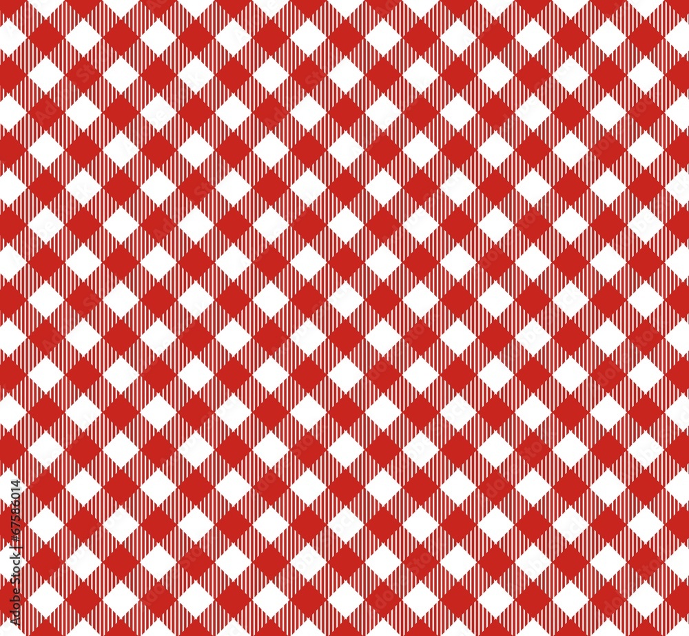Tischdeckenmuster mit diagonalen Streifen in rot Tischdeckenmuster mit diagonalen Streifen in rot