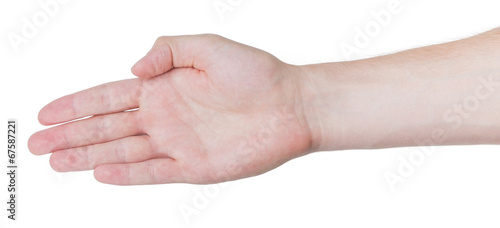 Hand isolated