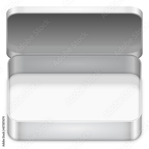Blank metal box