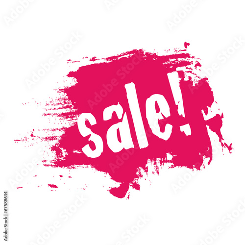 sale! brushstroke