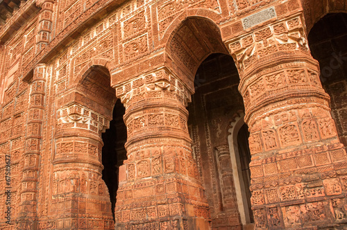 Arches of Radhagobinda Temple, Bishnupur , India