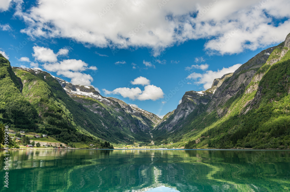 Vetlefjorden in Norwegen