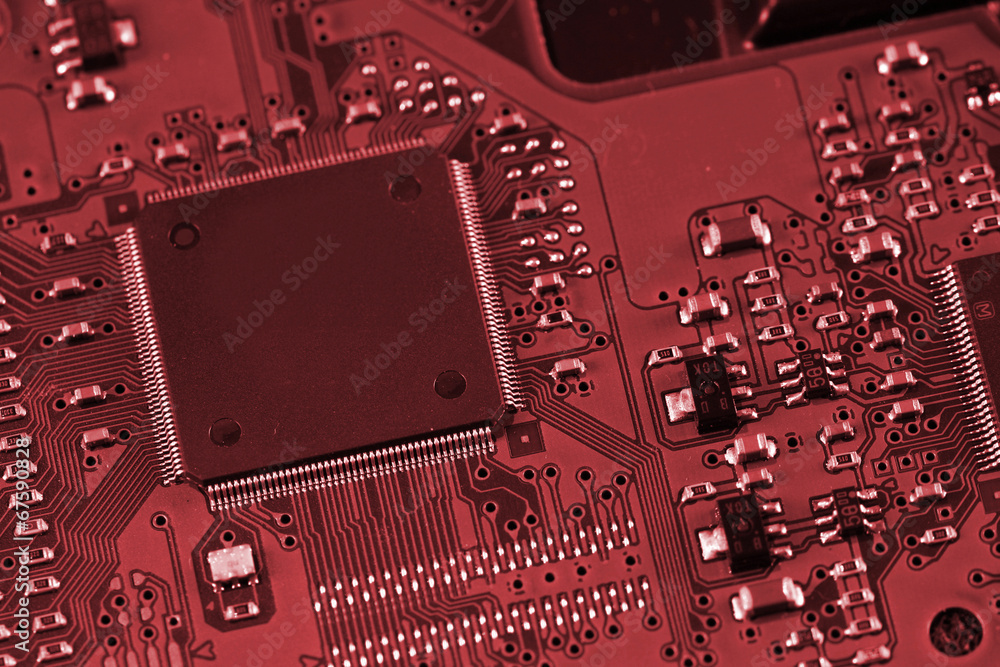 Fototapeta premium Electronic circuit board