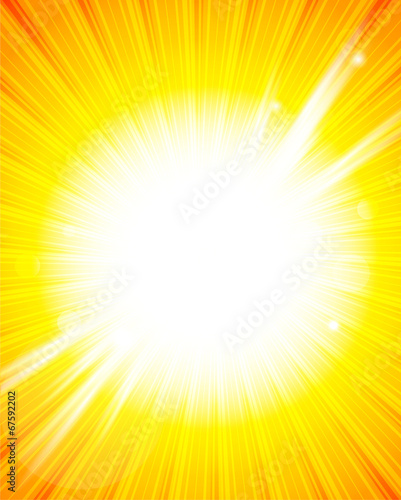 Abstract orange bright background