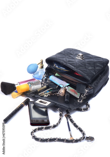 Bag with cosmetics