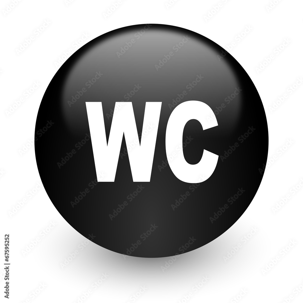 toilet black glossy internet icon toilet black glossy internet icon