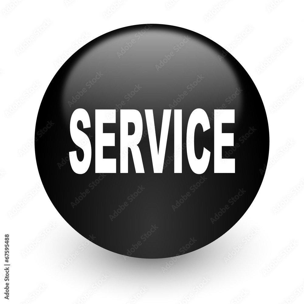 service black glossy internet icon service black glossy internet icon