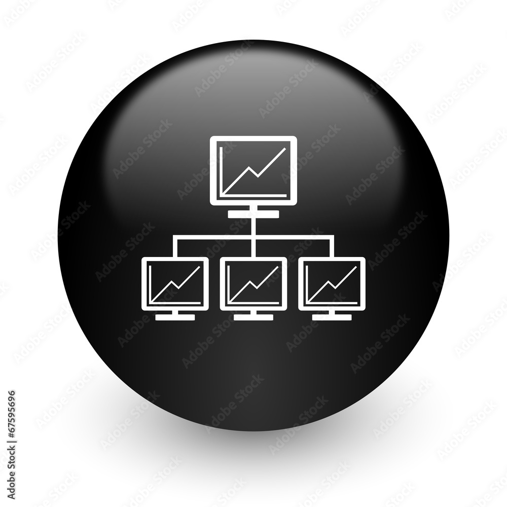 network black glossy internet icon network black glossy internet icon