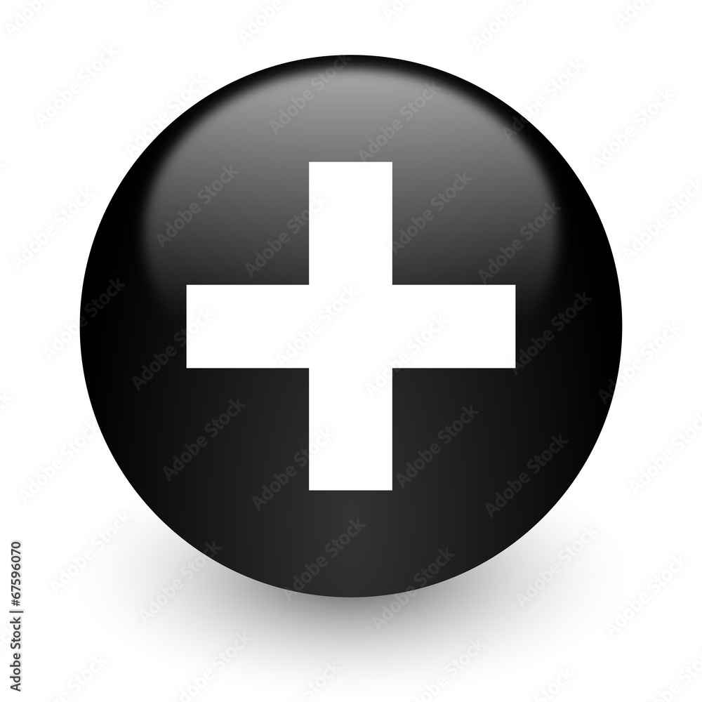 Fototapeta premium plus black glossy internet icon