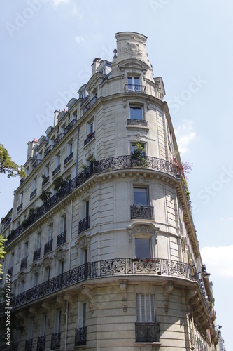 Immeuble ancien du quartier d'Auteuil à Paris