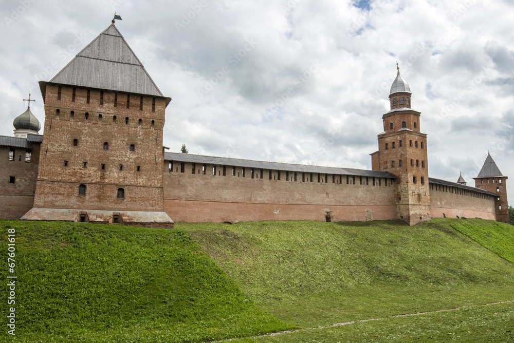 Novgorod Kremlin in Veliky Novgorod, Russia
