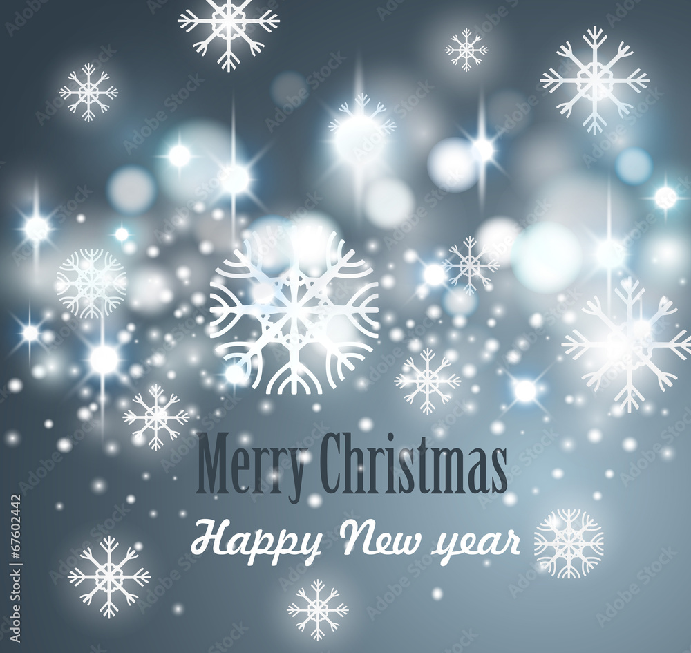 Fototapeta premium Vintage christmas card. Vector