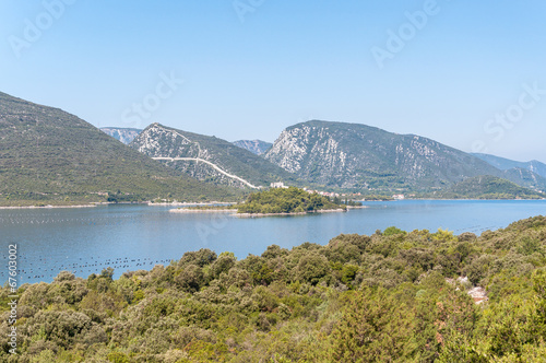 View of the Mali Ston town in Croatia