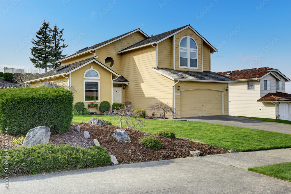 House exnterior with curb appeal. House exnterior with curb appeal.