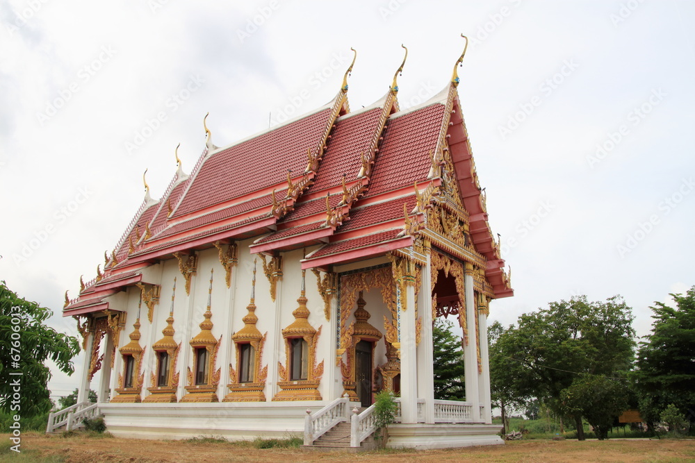 Temple at wat tummai, Bamg pa in, Ayutthaya Temple at wat tummai, Bamg pa in, Ayutthaya