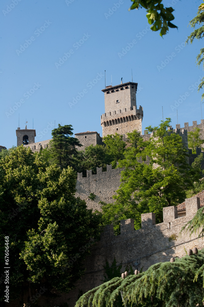 Castle in San Marino.