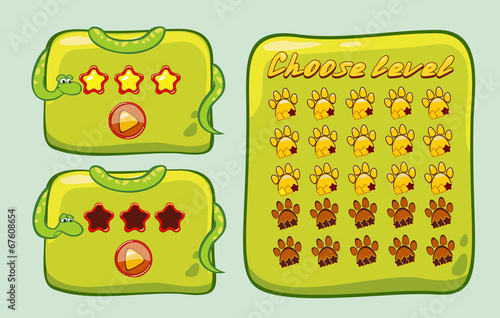 Panel For Ui Game/ Illustration