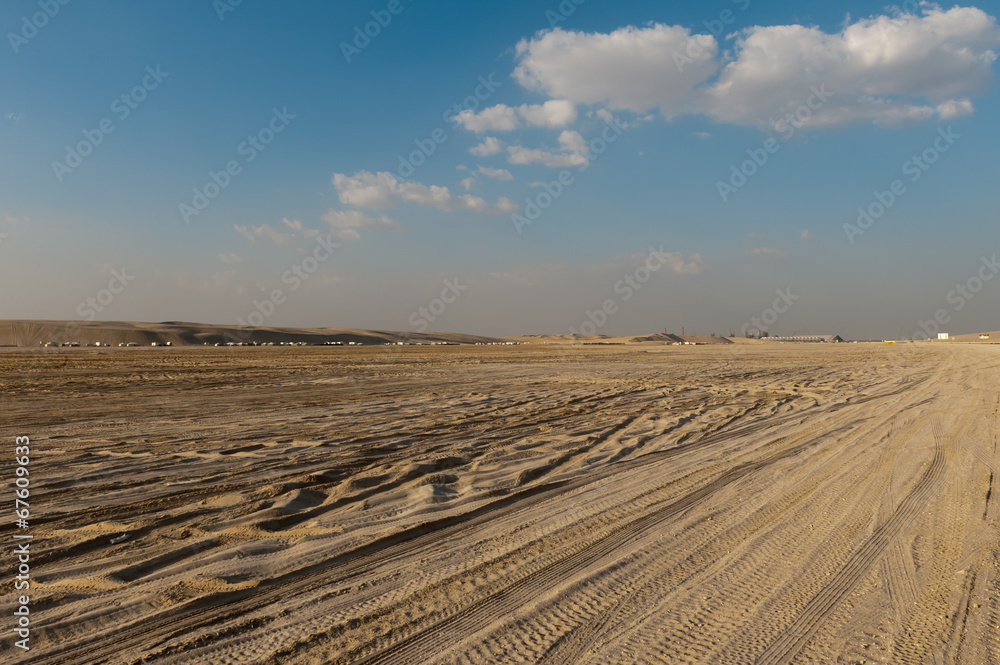 Naklejka premium Arabian sand ripples