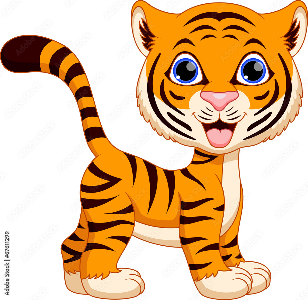 Cute tiger cartoon Cute tiger cartoon