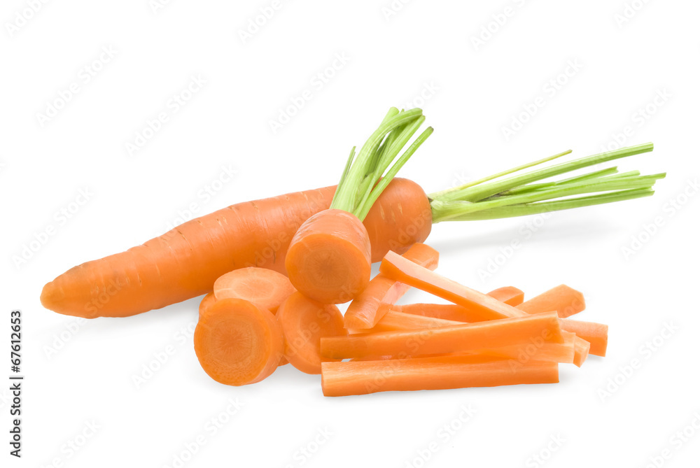 carrots isolated on white background carrots isolated on white background