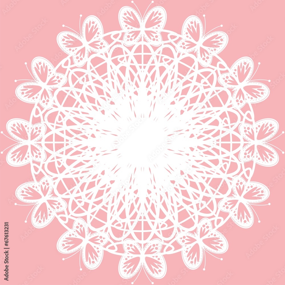 decor element on pink background decor element on pink background