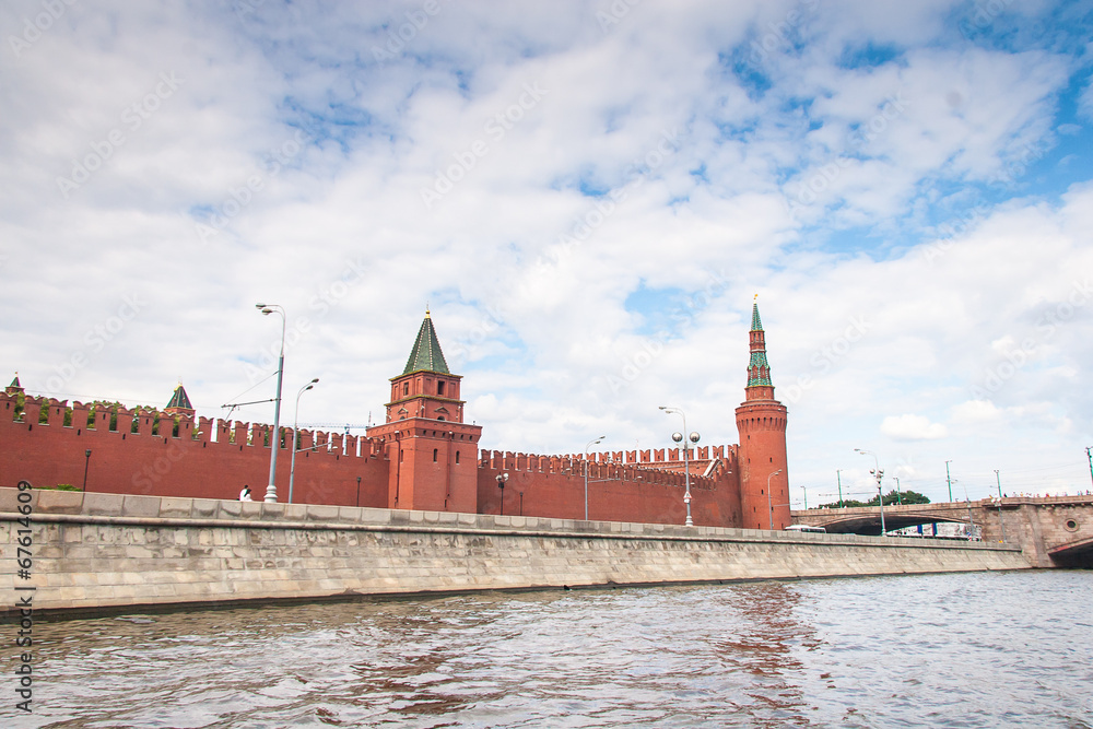 Moscow Kremlin Building in summer time