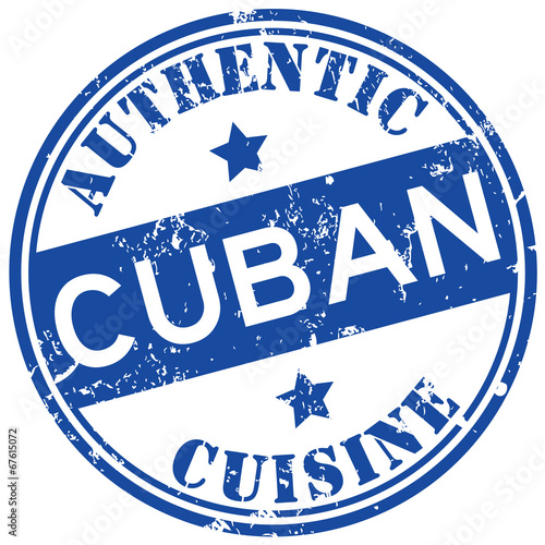 cuban cuisine stamp