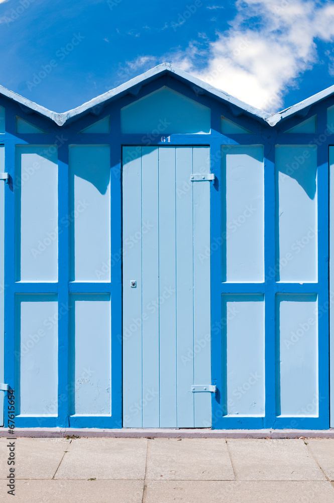Change rooms in Italian beach Change rooms in Italian beach