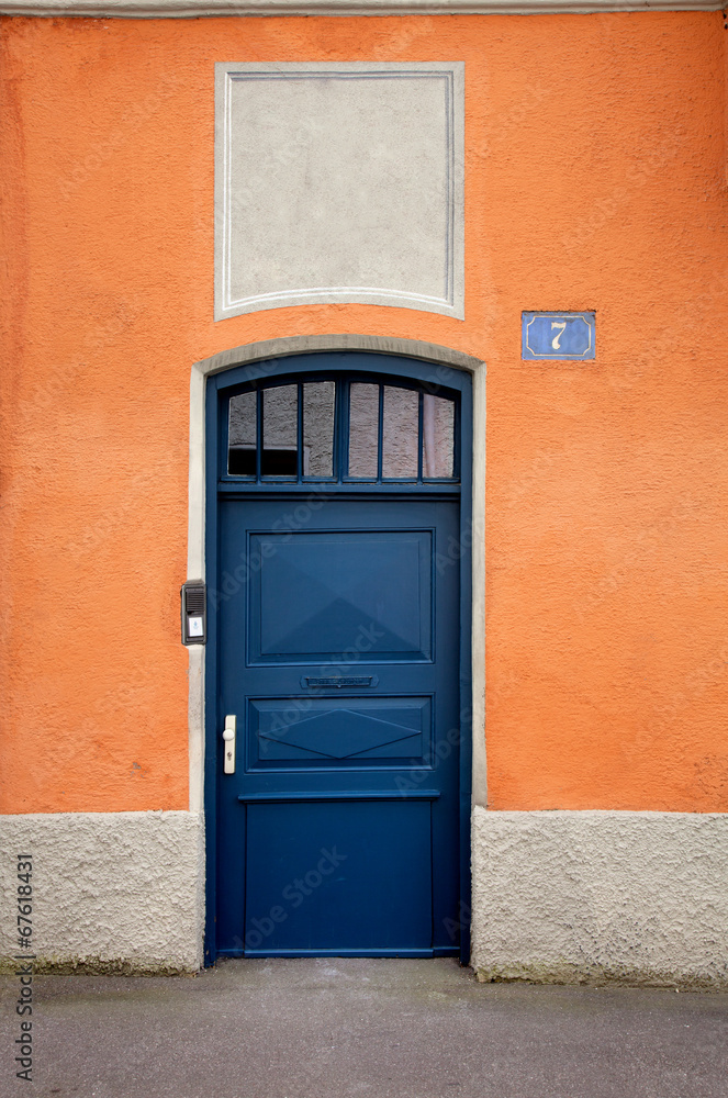 Fototapeta premium Blue door