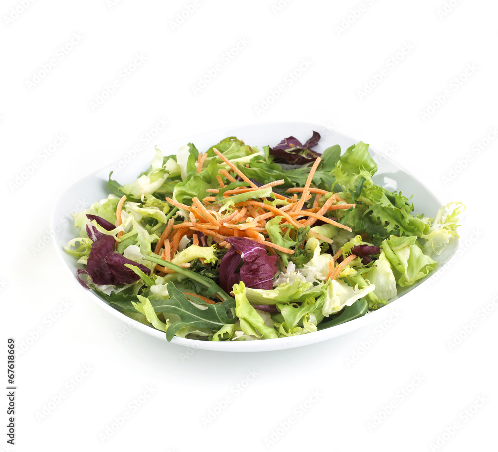 Healthy Salad with Carrots