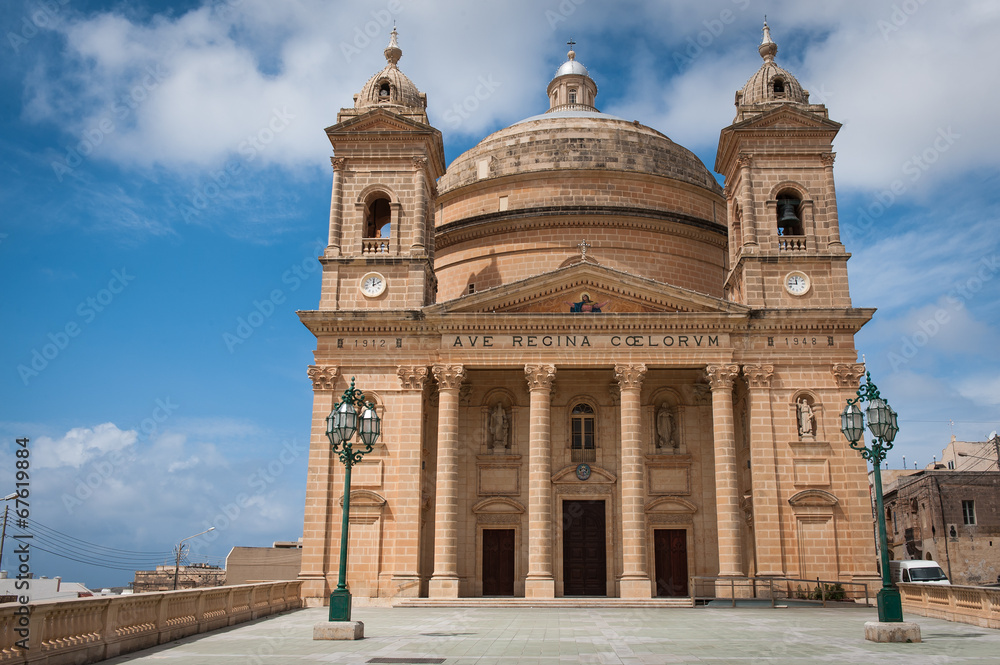 Mgarr Parish Church in Gozo, Malta